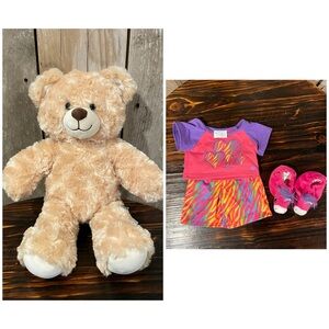 Build-A-Bear with 3-piece PJs